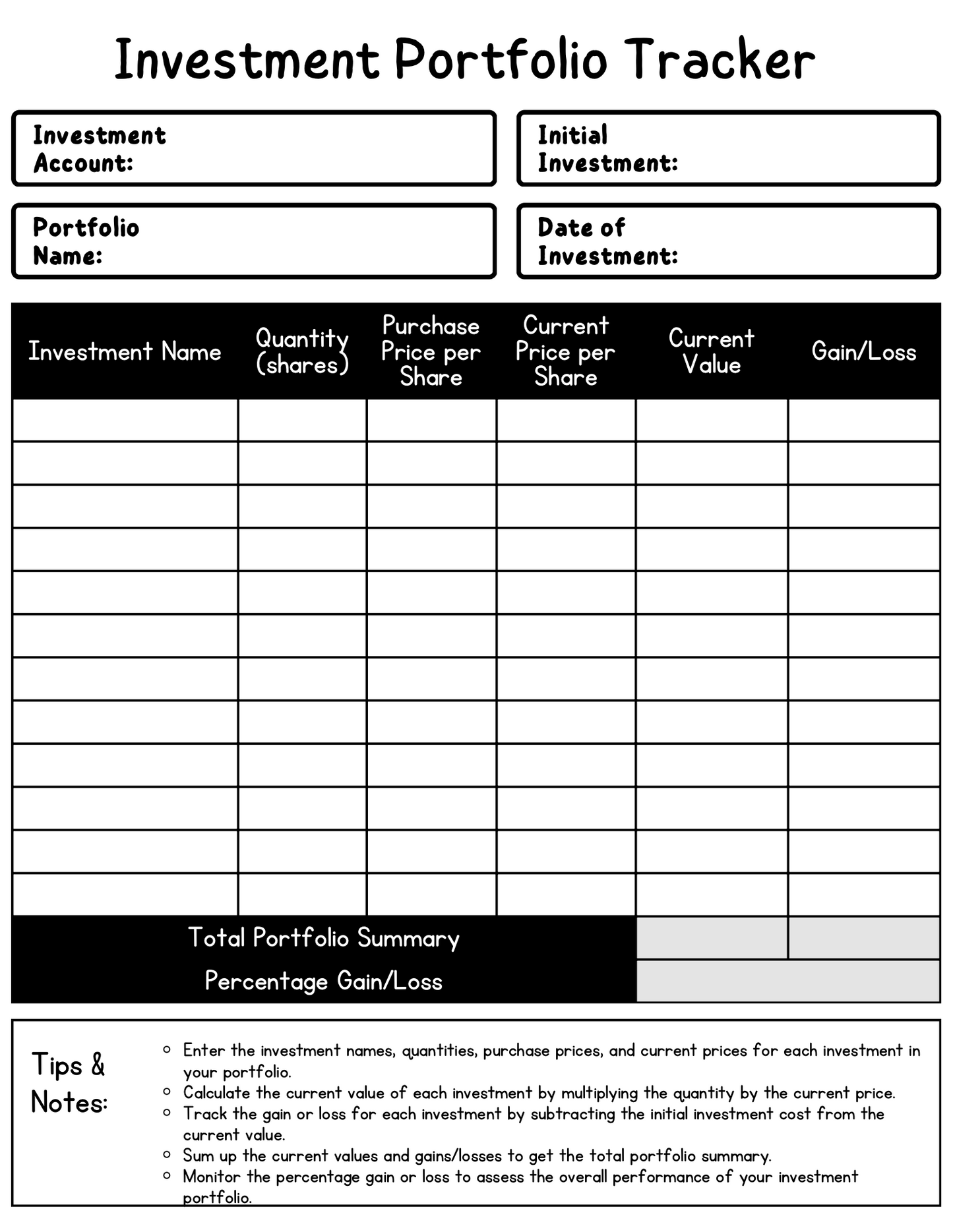 Financial and Budgeting Planner